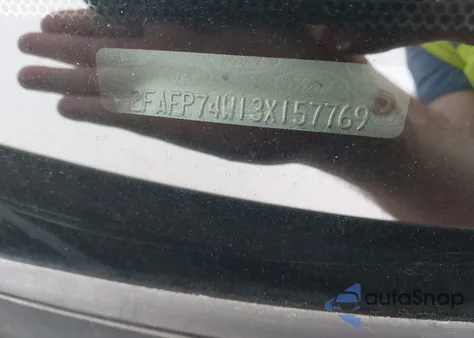 2003 Ford Crown Victoria Lx из США, поврежденный, VIN 2FAFP74W13X157769